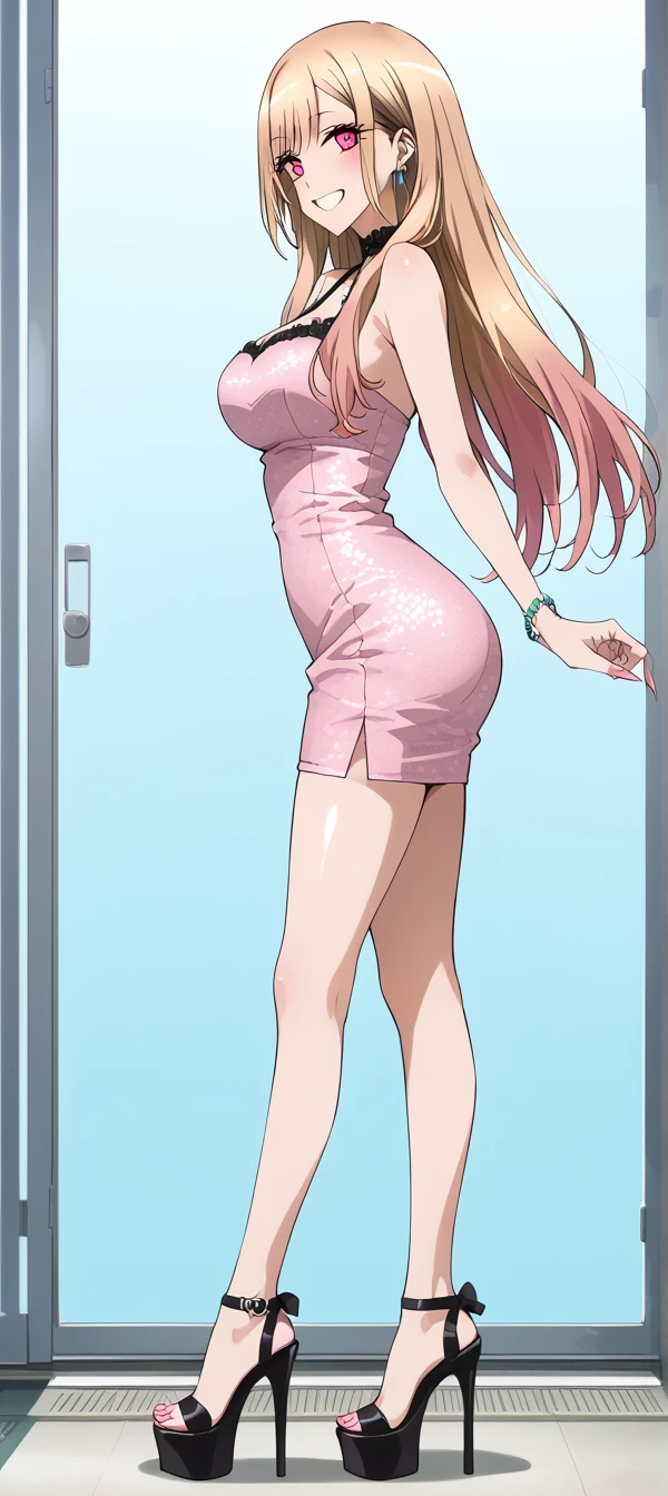 ((masterpiece, high quality, best quality)), <lora:yokota-style_v1.0:1.0>,
<lora:meer_cambell_v11:0.6>, meer campbell, pink hair, long hair, star hair ornament, large breasts, blue eyes,
gloves, purple leotard, white leotard, (white high heels:1.2), (purple floating skirt:1.1),
(standing:1.1), (leaning on wall:1.1), (one flexed leg:1.1), blushing, {holding coffee|crossed arms|posing|waiting|looking at camera}, side view, solo, 1girl,