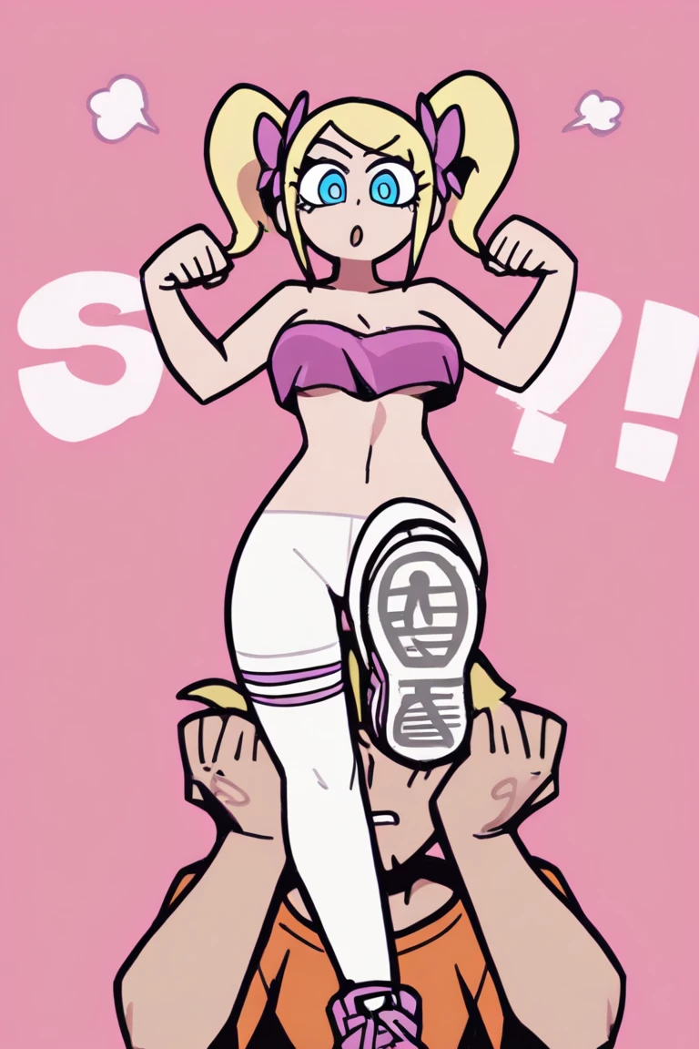  12yearold blonde cheerleader is wearing a bra and  shorts and is kissing her wrinkly 98yearold grandpa in public. 1 old man. .