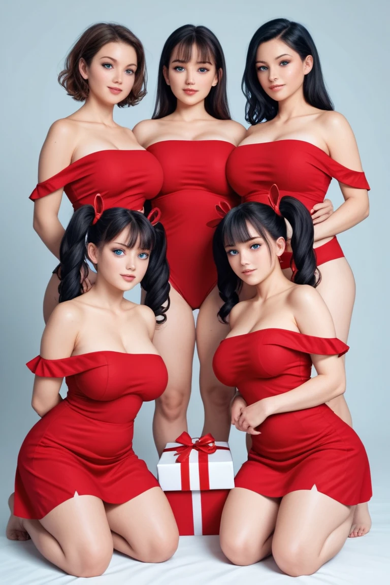 Raw photo、((((fullnude))))、((((nakeness))))、(((multiple girls))),((((6+girls)))),((((100girls)))),(((1000girls)))、((((100 Girls))))、(((crowd shot))),Women only、The same face、Long black hair、100 cute women who love each other while hugging each other、ssmile、(((Large group)))、chiquita、(lesbian orgy)