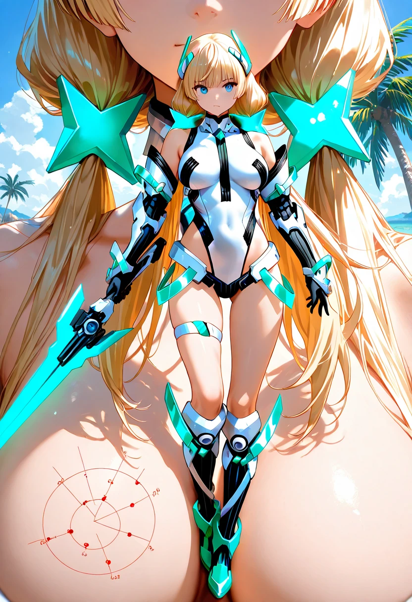 (masterpiece),(Highest quality),(Super detailed),(Best illustrations),(Best Shadow),(Absurd),(Detailed Background),(so beautiful), 16K, 8K,(Best illustrations),(Best Shadow), (so beautiful)angelabalzac, One person, alone, curby, , very long hair, , Blonde, blue eyes, expelled from paradise, , Star-shaped hair fastening, Cyan headgear, Low twin tails, empty eyes, blank eyes, , , heart hands, , , , orgasm, afterglow, erotic smile, , , , , , , , Sexy posture, dynamic pose, , cross-eyed, rolling eyes, , , , , , succubus tail, , , saliva trail, full-face blush, shiny skin, , , , , torogao, ahegao, BREAK, , Dramatic lighting, Psychedelic background, Clear liquid, Oculogyric crisis, night, , , Torrent of Light, mysterious, spoken hearts,