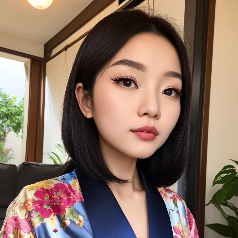 Sharp black hair in the nose
