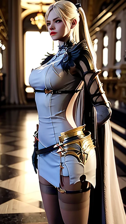 Masterpiece, absurdres, fine detail, HDR, highly detailed face and eyes, photorealistic, (8k, best quality, masterpiece:1.2), ultra-detailed, extremely detailed cg 8k wallpaper,fashion,
(crystalstexture skin:1.2), (extremely delicate and beautiful),
(masterpiece, best quality:1.2),1girl, solo, narrow waist, large breasts,yaoye,(looking at viewer:1.2), natural lighting, sexy pose, full body, outdoors,