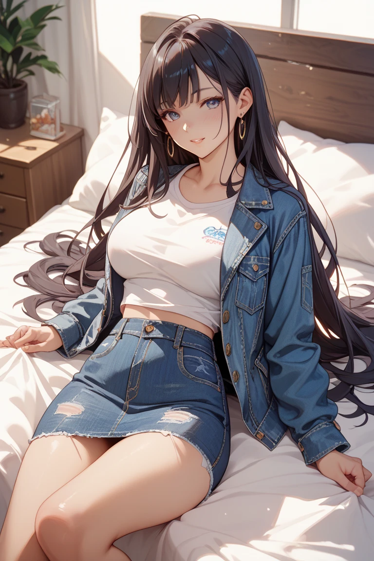 photorealisim、top-quality、超A high resolution、NSFW、Japanese high school girl、Girl in uniform on bed、M-shaped legs、Open your legs wide、Looking at the camera、blondehair、Light blue shirt、Dark blue tartan plaid pleated skirt、Detailed cute and beautiful face、(pureerosface_v1:0.008)、Brown-eyed、 Big eyes shine charmingly、eye liner、Double eyelids、Full body like、dismay、red blush、embarrassed from、glares、 shiny little necklace and earrings, shiny lips: 1.4, humiliated、impatience、dismay、Frightened、glares、pantie shot、Panty appeal、Close-up in panties:1.4、red blush、Tears are embarrassing、Red satin fabric underwear、Open knees、open one's legs、Disheveled clothes、Dressing、Black knee socks、Wearing sweat、sodden、Neat and clean woman,23 years old, Medium Long Hair,In the bedroom late at night,