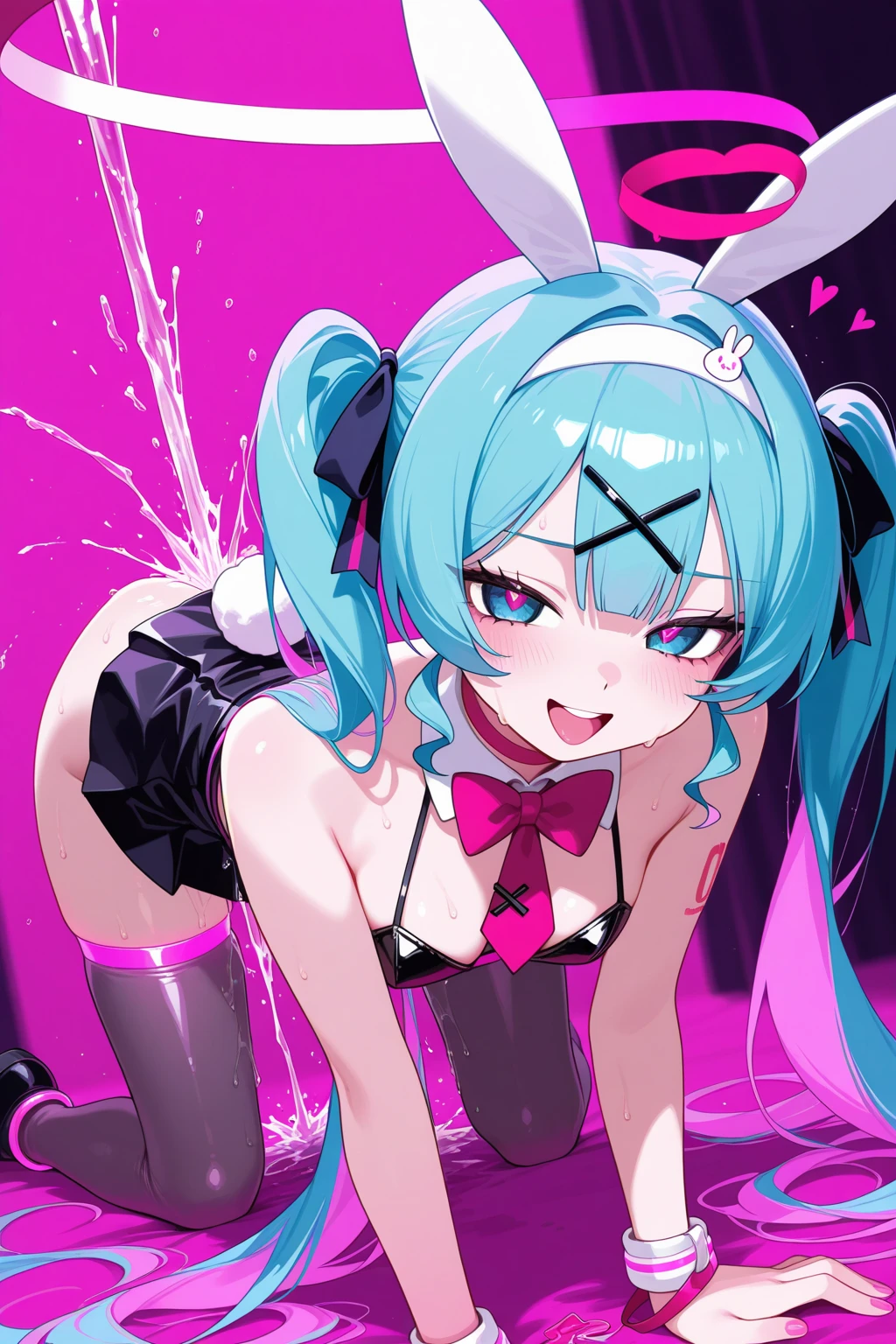 Hatsune Miku wearing fursuit