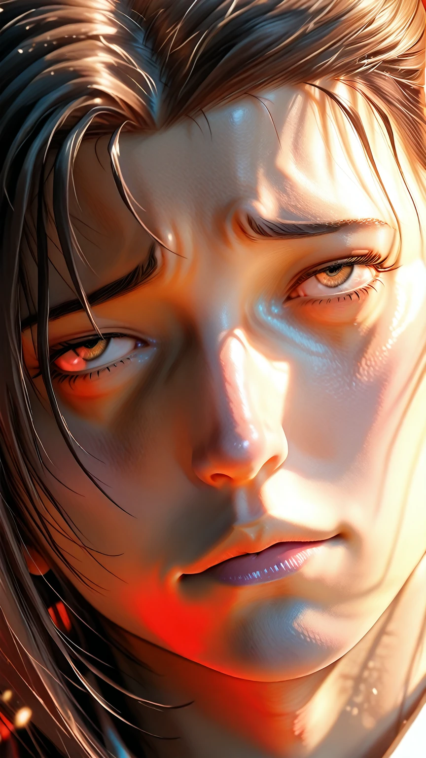 Female deadpool illustration art, anime style, comic style