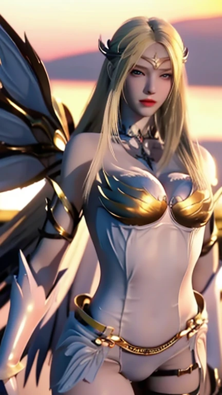 (masterpiece, best quality, extremely detailed 8k, ultra hd, ultra-detailed, highly detailed, highly realistic, ultra-realistic, photo realistic), (1girl:1.5), (detailed realistic skin), (realistic big breasts), (pink lipstick), slender abs,