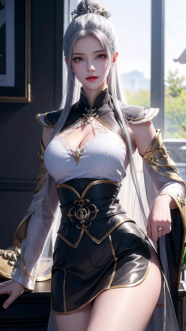 a close up of a woman with white hair and a white mask, beautiful character painting, guweiz, artwork in the style of guweiz, white haired deity, by Yang J, epic exquisite character art, stunning character art, by Fan Qi, by Wuzhun Shifan, guweiz on pixiv artstation