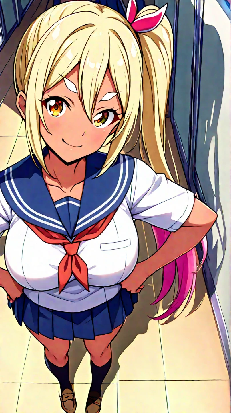 sanaford,serafuku,blonde hair,,(vaginal sex:1.3),