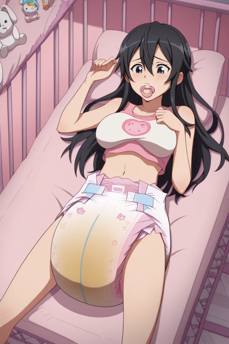 Best quality at best,1 girl,Lie down in bed,soaking wet,spread their legs,a white bikini,dreads,Embarrassing,cabelos preto e longos,in blouse wearing,seductiv