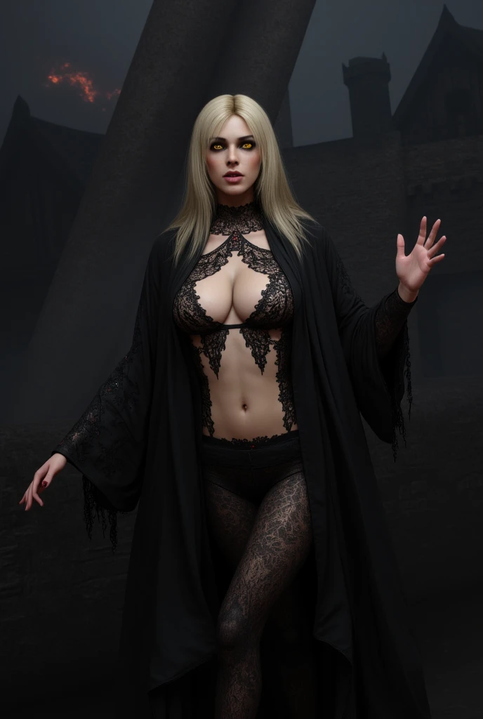 Sexy, evil hag, seductress, witch, old, revealing clothes, big breast