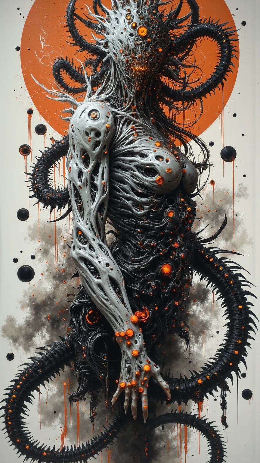 Amazing anatomy, girl, (fantastic horror perfect art, 64k ultra hd:1.1)