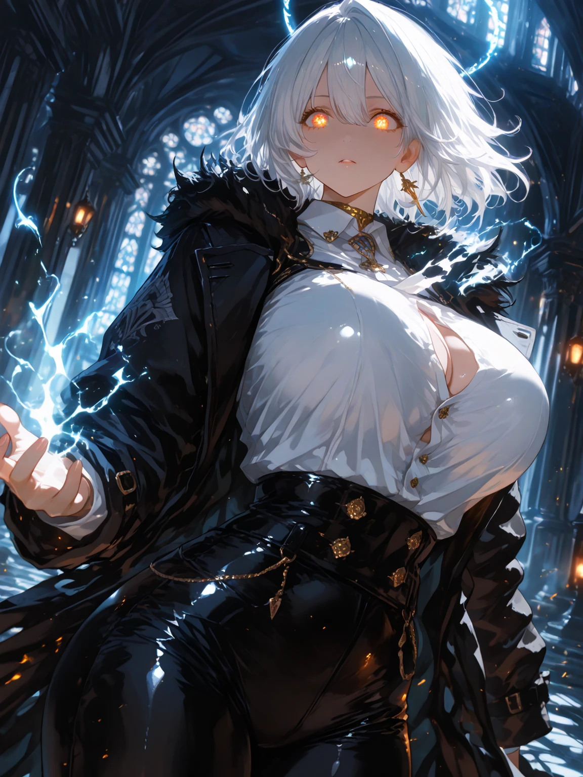 <lora:apstyle3diff:0.75> apstyle3 apstyle masterpiece best quality detailed eyes
masterpiece best quality 1girl
long hair (messy hair floating :1.25) severe flow
(night dark shadow darkness:1.2)
(sunbeam light grow luminescence :1.475)
black background black
large breasts cleavage
upper body looking at viewer
<lora:detail_slider_v4:0.75>