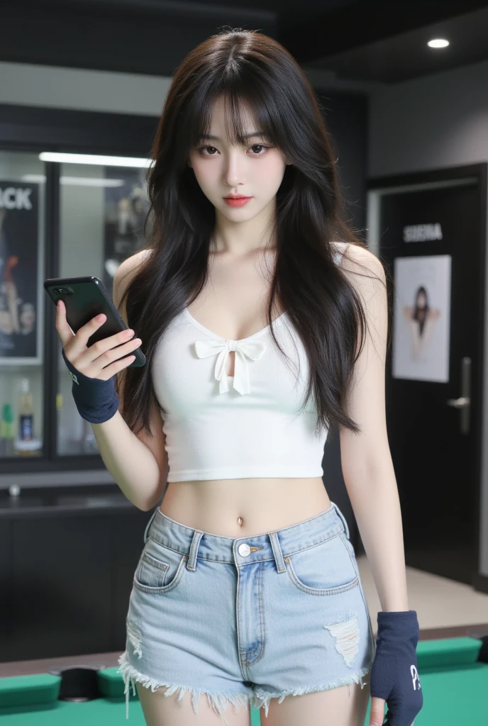 (8k, RAW Photos, highest quality, masterpiece:1.2), Super Resolution, (Realistic, Realistic Photo:1.37), whole body, 頭からつま先までwhole body, High-resolution RAW color photos, Professional photos, Very detailed, 8k wallpaper, Very detailed美少女, Very detailed顔, Very detailed目, Very detailed肌, Very detailed指, Very detailed鼻, Very detailed詳細な口 , Very detailedな脚, Perfect Anatomy, Very detailed背景, Very detailed衣服, 1 girl, (18:1.2), Age 25, Fair skin, Glowing Skin , Curly Hair, (bangs:1.2), smile, Cute face, Realistic face, Transparent costume, Micro Mini Skirt, Earrings, Squatting with your butt facing the camera, Dynamic Lighting, Very large breasts, stockings, High heels