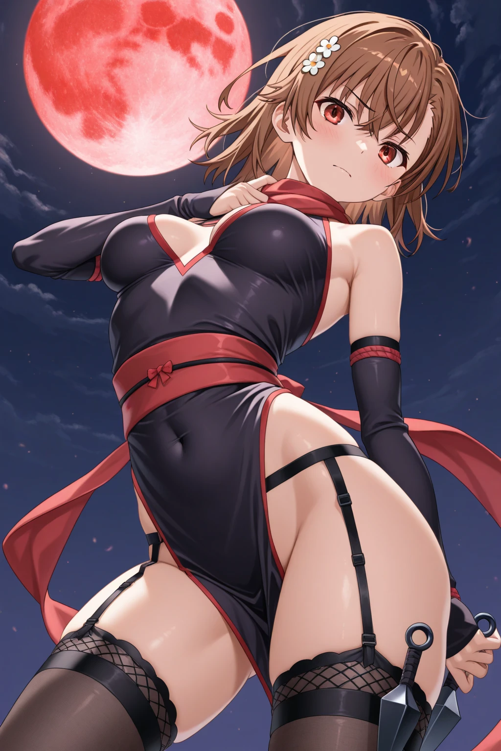 (masterpiece:1.2), Hyper Detail, Highest quality, (Complex_detailed:1.1), Beautiful details, 美しいhair, alone, One Girl,Run,One Girl,BROWN hair,Double Bang,Brown eyes,hair_ornament,Black Dress,Bare shoulders, gloves, Pelvic Curtain, boots,Back to viewers,Tentaclesペニス,Tentacles,((from the front)),((From below)),No pants,(Cum in pussy,Love juice),sweating,vapor,((Spread your legs)),Focus on the legs,Pussy in full view,(detailedなマンコ,Open up)