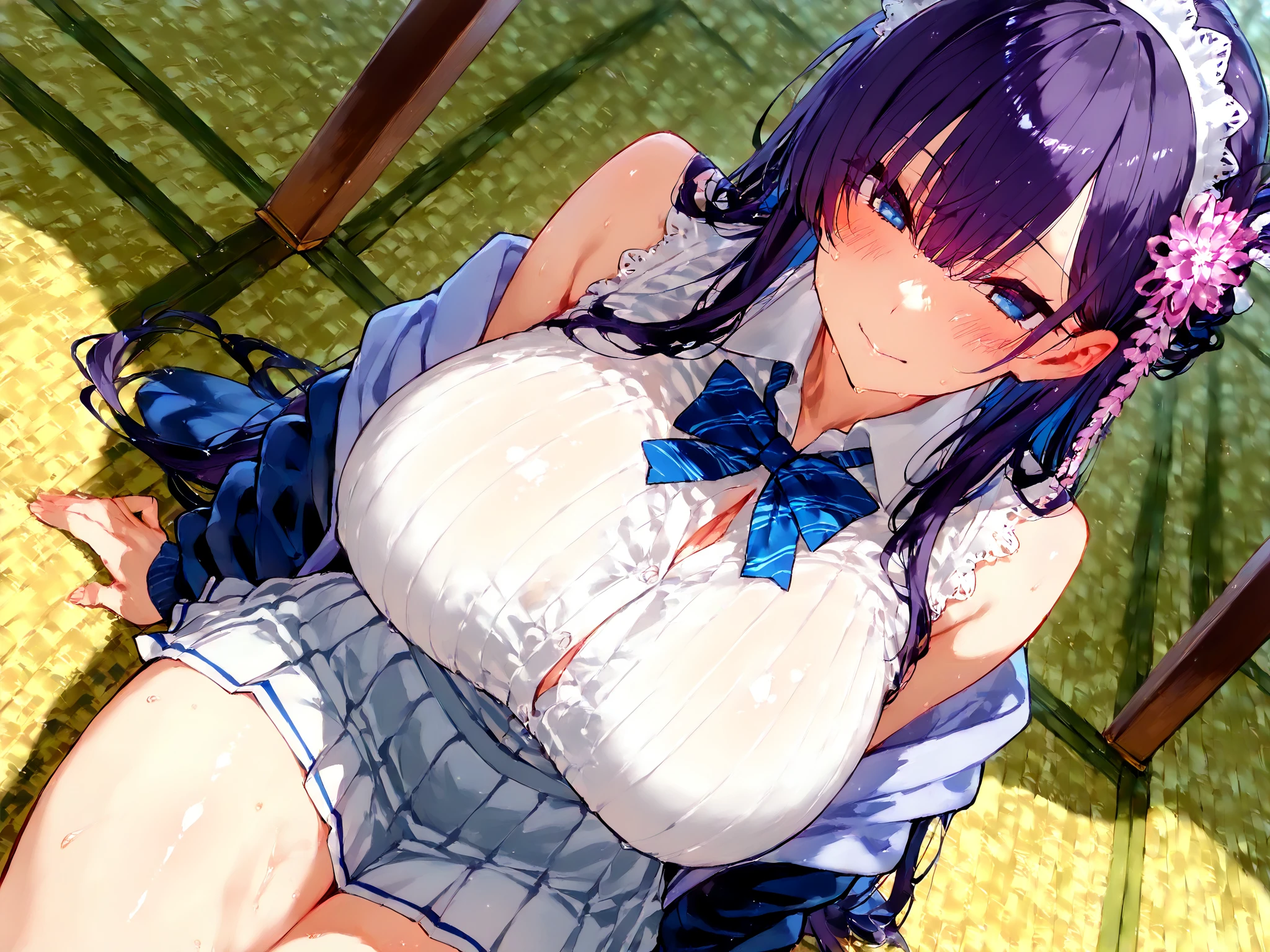 raiden shogun ,japanese clothes,nsfw, (Perfect hands),(Perfect Anatomy),(masterpiece),(highest quality) ,uncensored,1 girl,((1 boy child)),(shota),((boy is 10year's old)), ((short child penis)),pov,sex, ((cowgirl position)) ,teary-eyed ,open clothes ,no bra , no panties (blushing like crazy) ,coy, in love ,happy,pussy,pussy is wet,nude camel toe,(nipple),full breasts,breast press,orgasm,girl trembling with sexual climax, (trembling), embarrasse, Blushing,(creampie),cum to pussy, leaning forward, 