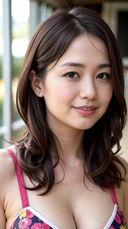 (((One girl,alone))),(Highly realistic photos, High resolution, Detailed face, Beautiful Eyes) Japanese women, 30 years old, Cute Face, Nice body, Medium chest, ,Hairstyle,  Take a photo book,Healthy Body,Thighs、turn over、Depth of written boundary,panties、Narrow eyes,Light Smile、HIROMI、Backlight
