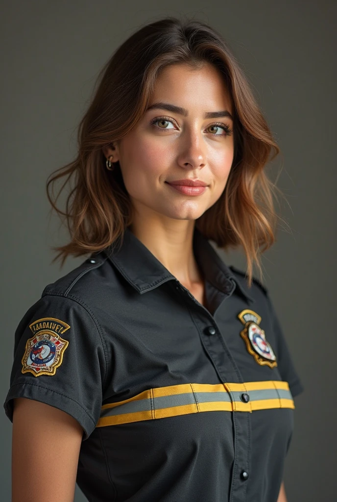 photo of (LitAmDum01:0.99), a woman as a paramedic, modelshoot style, (extremely detailed CG unity 8k wallpaper), photo of the most beautiful artwork in the world, professional majestic oil painting by Ed Blinkey, Atey Ghailan, Studio Ghibli, by Jeremy Mann, Greg Manchess, Antonio Moro, trending on ArtStation, trending on CGSociety, Intricate, High Detail, Sharp focus, dramatic, photorealistic painting art by midjourney and greg rutkowski, (paramedic jacket:1.1), ((ambulance)), ((standing infront of an ambulance)), ((at night)), (looking at viewer:1.3), (detailed pupils:1.3), (modern outfit:1.2), (closeup), absurdres