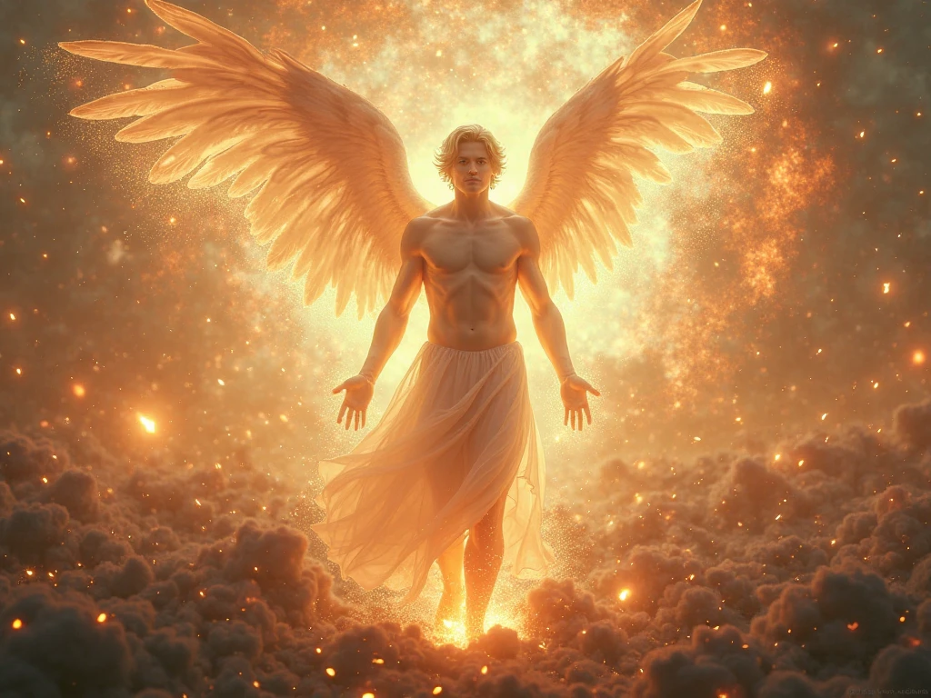 Joel with a golden wing