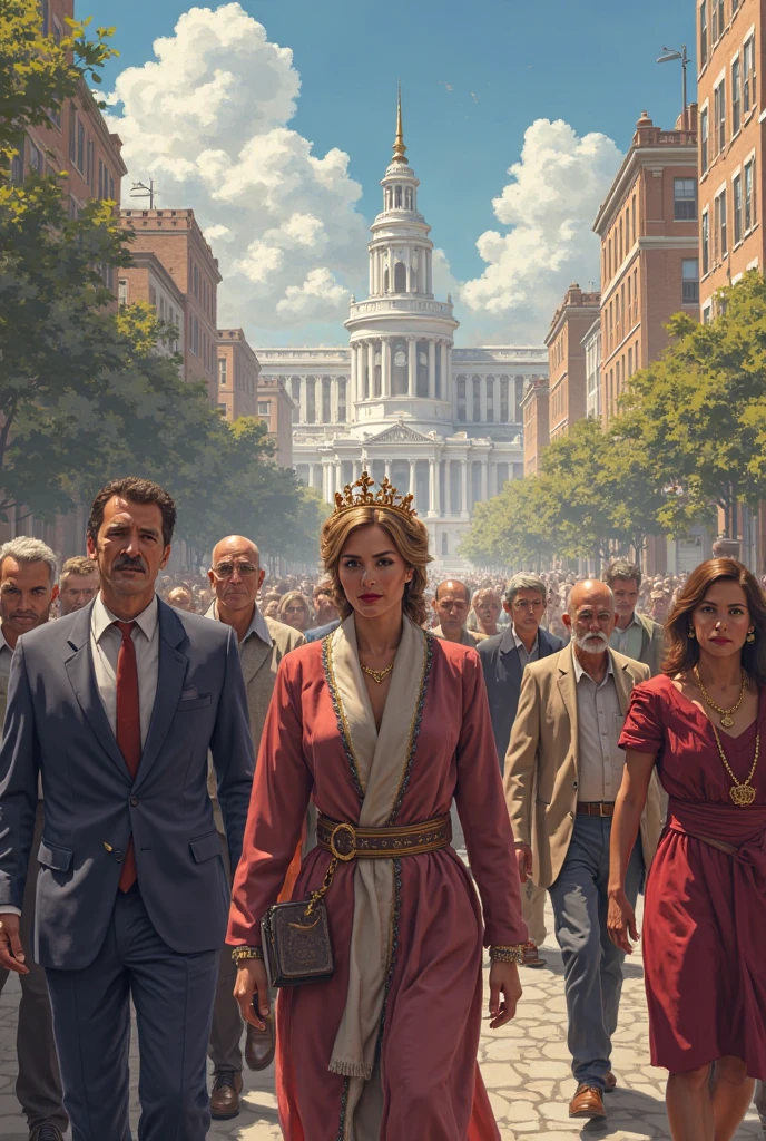 (巨作, Best quality, Realistic),
1girl huge large breasts,(on the St. Peter's Square of Vatican,crowd),St. Peter's Square background,gypsy dress,(Princess Eyes,shiny pupils),Dancing,Gold, banquet, crowd of, picking up skirt,Pale skin,
[Slight smile],