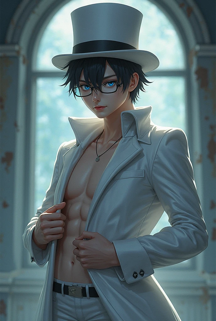 30 year old man ,tired eyes with dark circles ,moreno ,ragged clothes gray shirt ,blue pants ,black hat ,musculoso