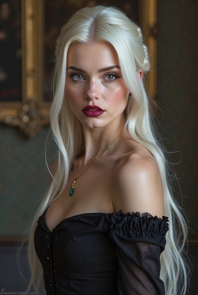 ultra wide angle shot,cinematic style,8k,RAW photo,photo-realistic,masterpiece,best quality,highres,extremely detailed,intricate details,absurdres resolution,High quality texture,detailed texture,professional lighting,radiosity,photon mapping,physically-based rendering,High quality shadow,Ray tracing,perfect body,perfect face,hdr,hot girl,makeup，red lips,sexy,studded bracelets,white hair,,(leather :1.1),sharp edges,with heavy fog in air,Graffiti wall,water   vapor,stylish pose,strappy heels,