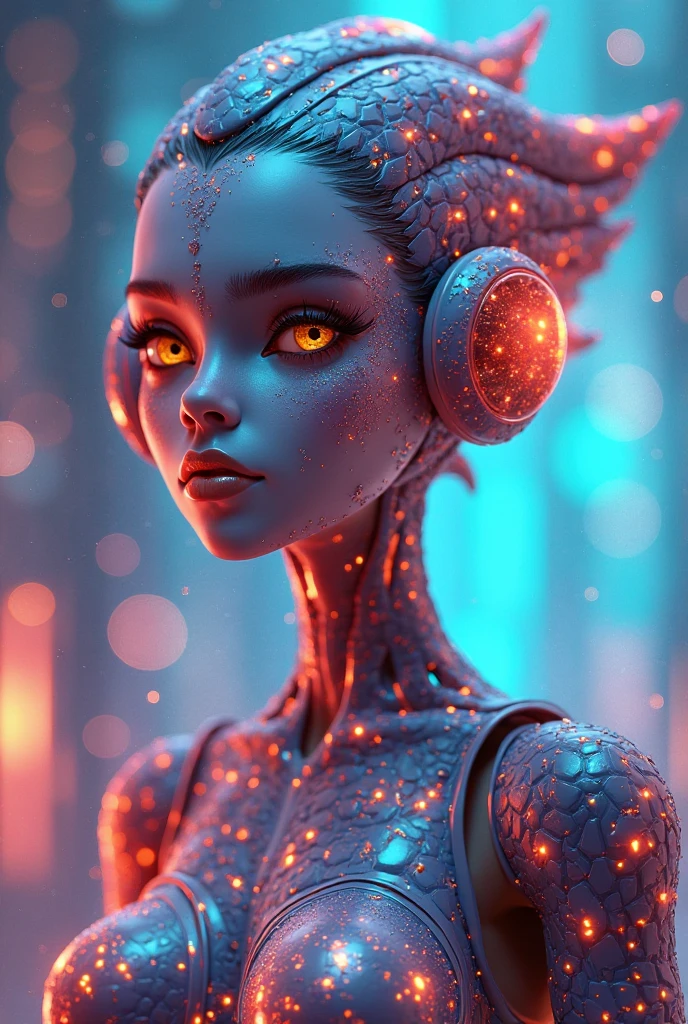beautiful portrait of full body in style Eiko Ojala Tracie Grimwood,detailed face, wavy, dynamic, hyperdetailed, hyperrealistic, photorealistic, elegant, cel shading, intricate, cinematic, soft and mysterious style, hyper-detailed, octane render, symetrical, centered, neon ambiance, abstract black oil, gear mecha, detailed acrylic, grunge, intricate complexity, rendered in unreal engine,