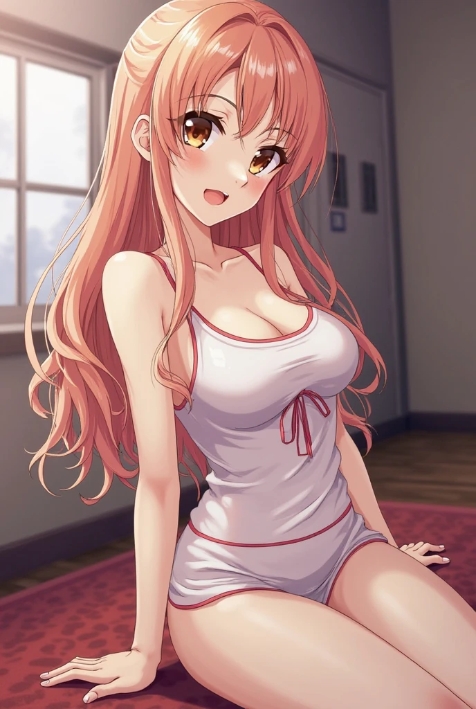 A anime girl doing sex