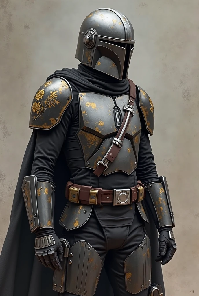 mandalorian, tattoo sketch