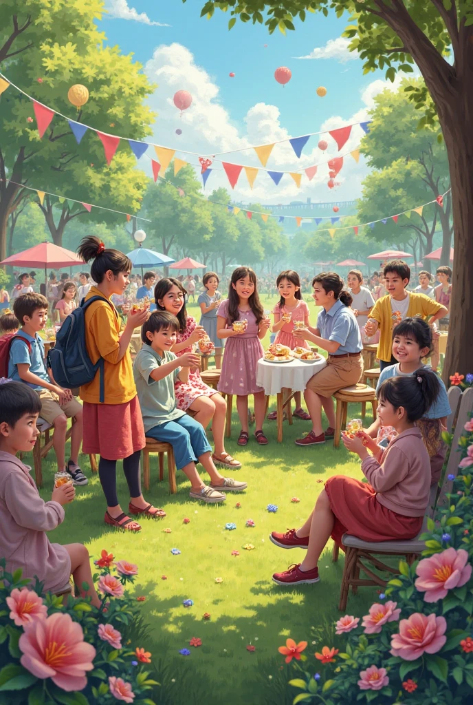 Five or six children sit in a circle and play a game of "losing handkerchiefs." A child with a handkerchief outside the circle and circles around the circle with a handkerchief until the child holding the handkerchief suddenly drops it behind someone's back. The child who drops the handkerchief must pick it up and chase the first child while others chant or sing rhymes. The game continues until each child has their turn. In Arnold rendering, high quality local rendering, 3D product rendering, ultra-realistic effects, rendering in blender, fine detail brush strokes, high resolution product photos, 8K octave rendering photos, highly detailed product photos, add these descriptions to try.