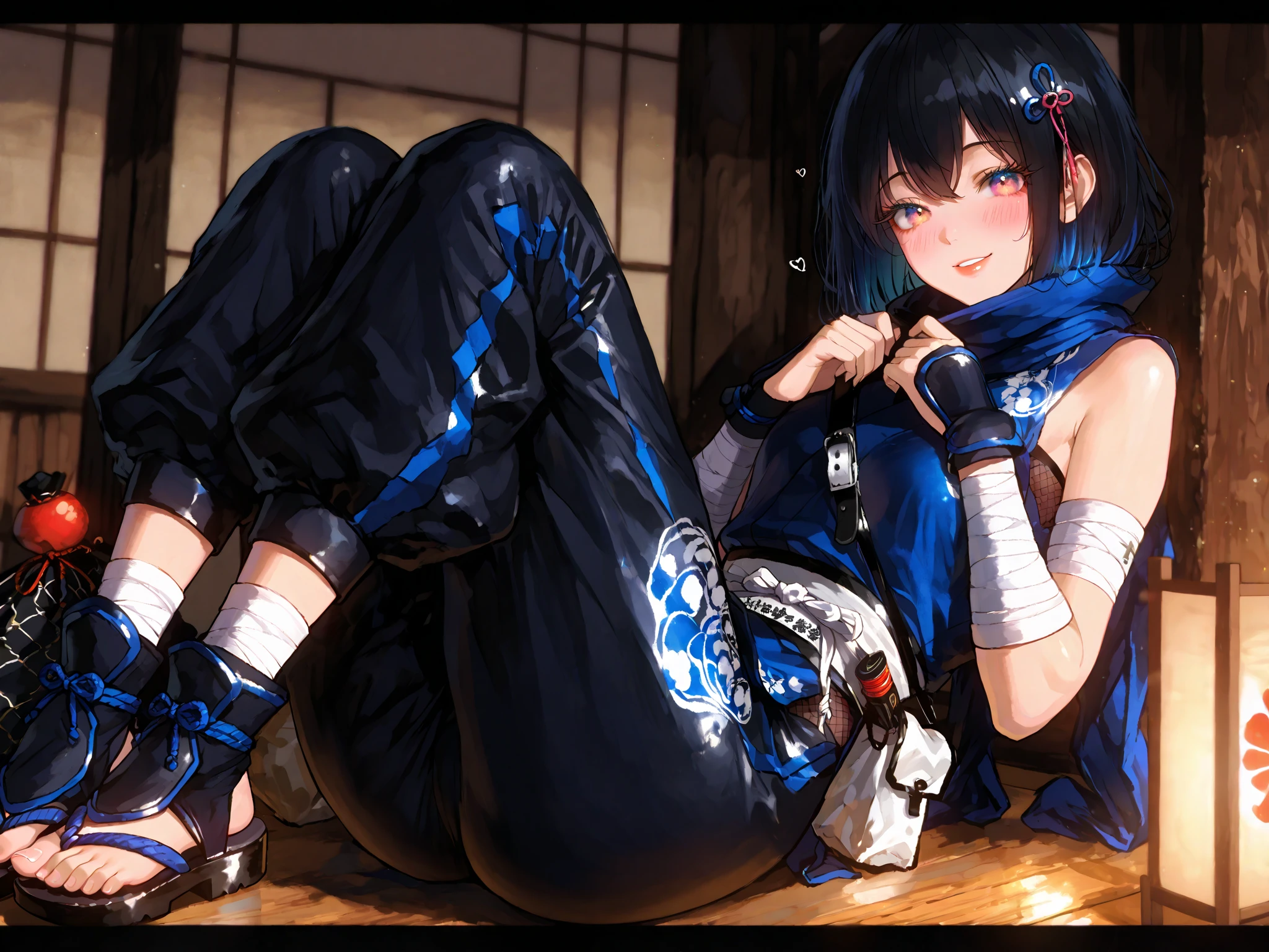 masterpiece, photorealistic, absurdres, best quality, flat color, splash paints, full body, 1girl, colored inner hair, crop top, lowrise long pants, navel --auto