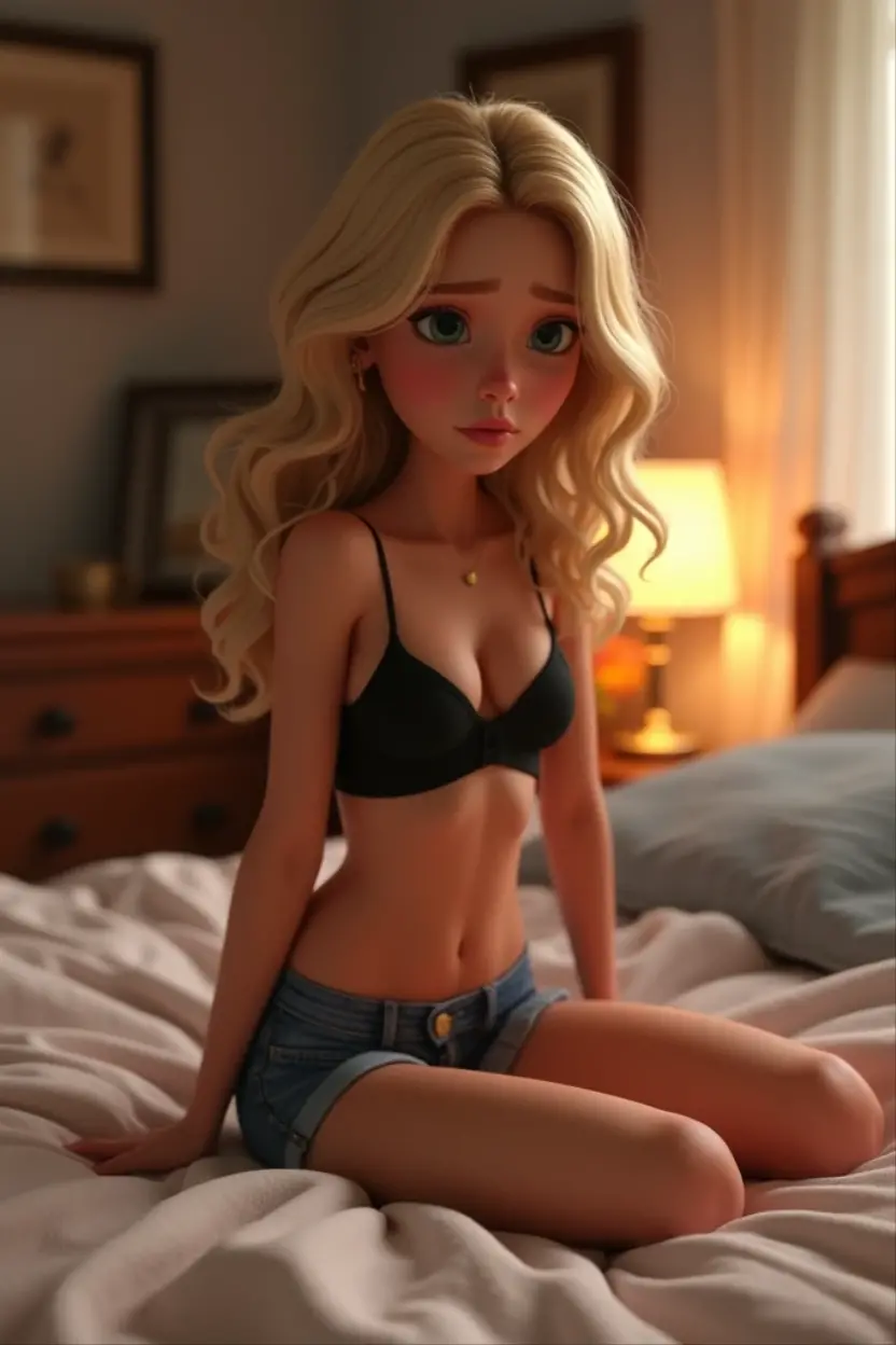 beautiful sexy little tween russian school girl, thin, long blonde hair, blue eyes, nice bottom, nice bottom, big red lips, dressed like a whore, tiny short blue plaid skirt, wearing only lingerie, scared, nice legs, nice bottom, standing on living room, ultra realistic, wearing glasses, wearing cropped top, fit, pony tail, ful body image, awesome fit body, cum shot, semen on mouth, liquid white semen dripping from her mouth