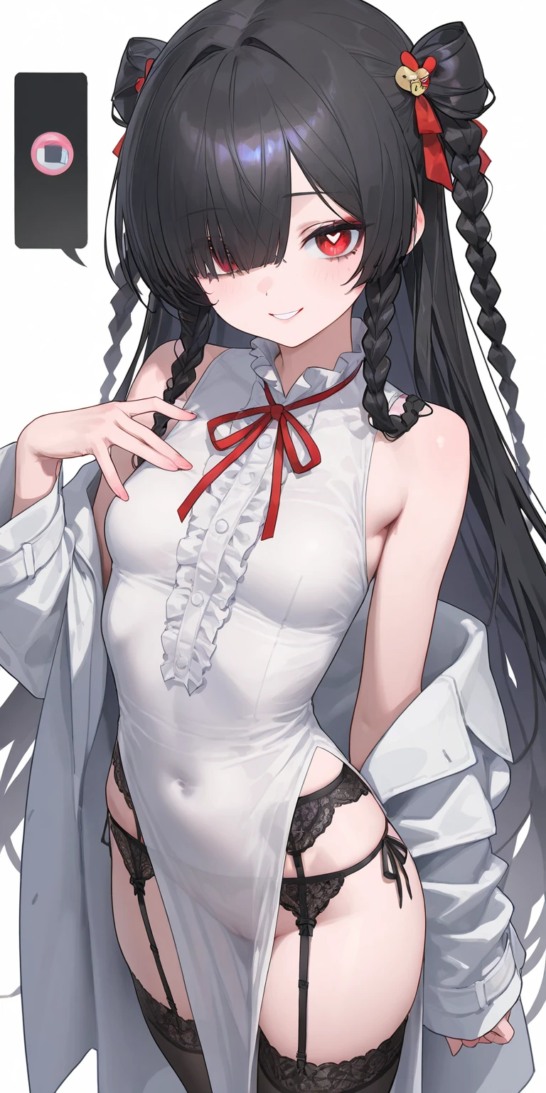 1girl in、Cute underwear、cute little、Upper body portrait、
