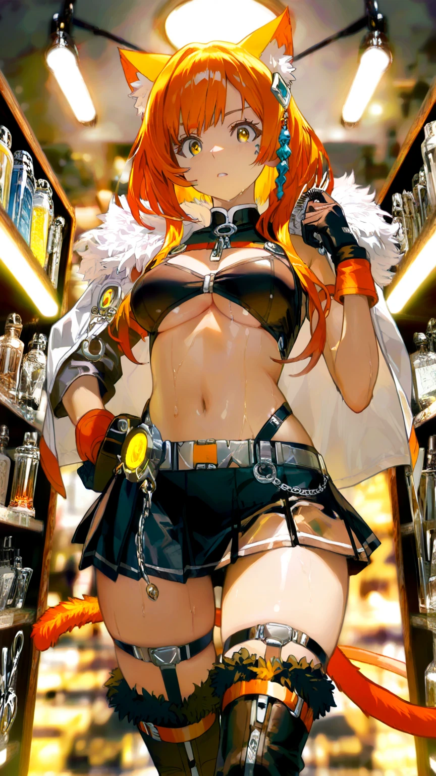 (nsfw 1.3), restrained,tentacles sex,prison, restrained, blush,large breasts,bukkake,m legs,megami magazine,Jack o' valentine ,guilty gear strive,