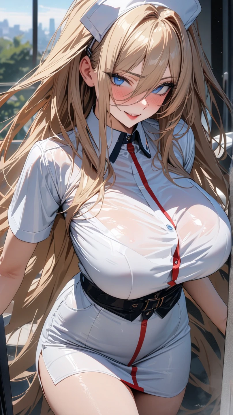 1female,35yo,Huge breasts, 独奏,stewardess,Wear a flight attendant uniform,Wear a headband,, Pornographic exposure,Background with:The cabin, She has long flowing blonde hair, Bare genitalia,Sateen,Bigchest, From the front side, Wet straight hair, Sweating profusely,(tmasterpiece),(Very detailed CG unity 8K wallpaper),best qualtiy,voluminetric lighting,detailed back ground,beatiful detailed eyes,Bright pupils,(Very fine and beautiful),(Beautiful and detailed eye description),ultra - detailed,facing at camera,A high resolution,ultra - detailed),Very long hair,standing on your feet,Emotive expressions,Open-mouthed,Chest sagging,nakeness, Expose the genitals,revealing breasts,Camel toes,with no underpants,extremely large bosom,Extremely colorful,Most detailed,fully body photo,The face is well lit,frontage