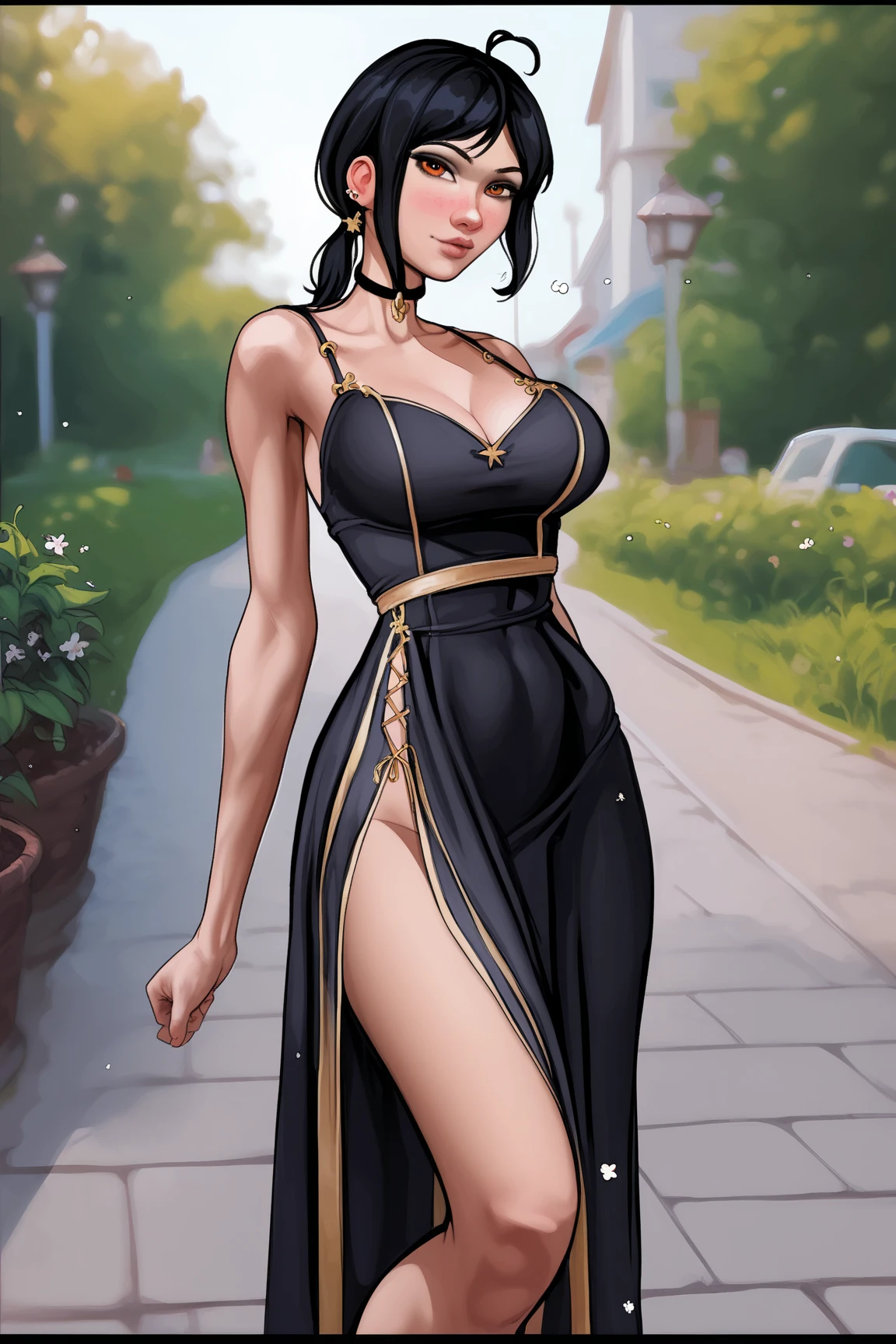 unparalleled masterpiece, ultra realistic 8k CG, perfect artwork, ((perfect female figure)), mature female, milf, narrow waist, looking at viewer, seductive posture, sexy pose, alluring, clean, beautiful face, pure face, pale skin, large breasts, exposed breasts, naked breasts, pressing breasts up against a window, divine goddess, ((shiny skin)), (((skindentation))), lace, lace trim, short lace-trimmed black skirt, delicate pattern, intricate detail, (rich:1.4), prestige, gorgeous, luxury, royal palace, jewelry, gem, gold, silver, diamond, glint, sapphire, ruby, emerald, pearl, amber, obsidian tifa lockhart, red eyes, black hair, long hair, (((sweating)))