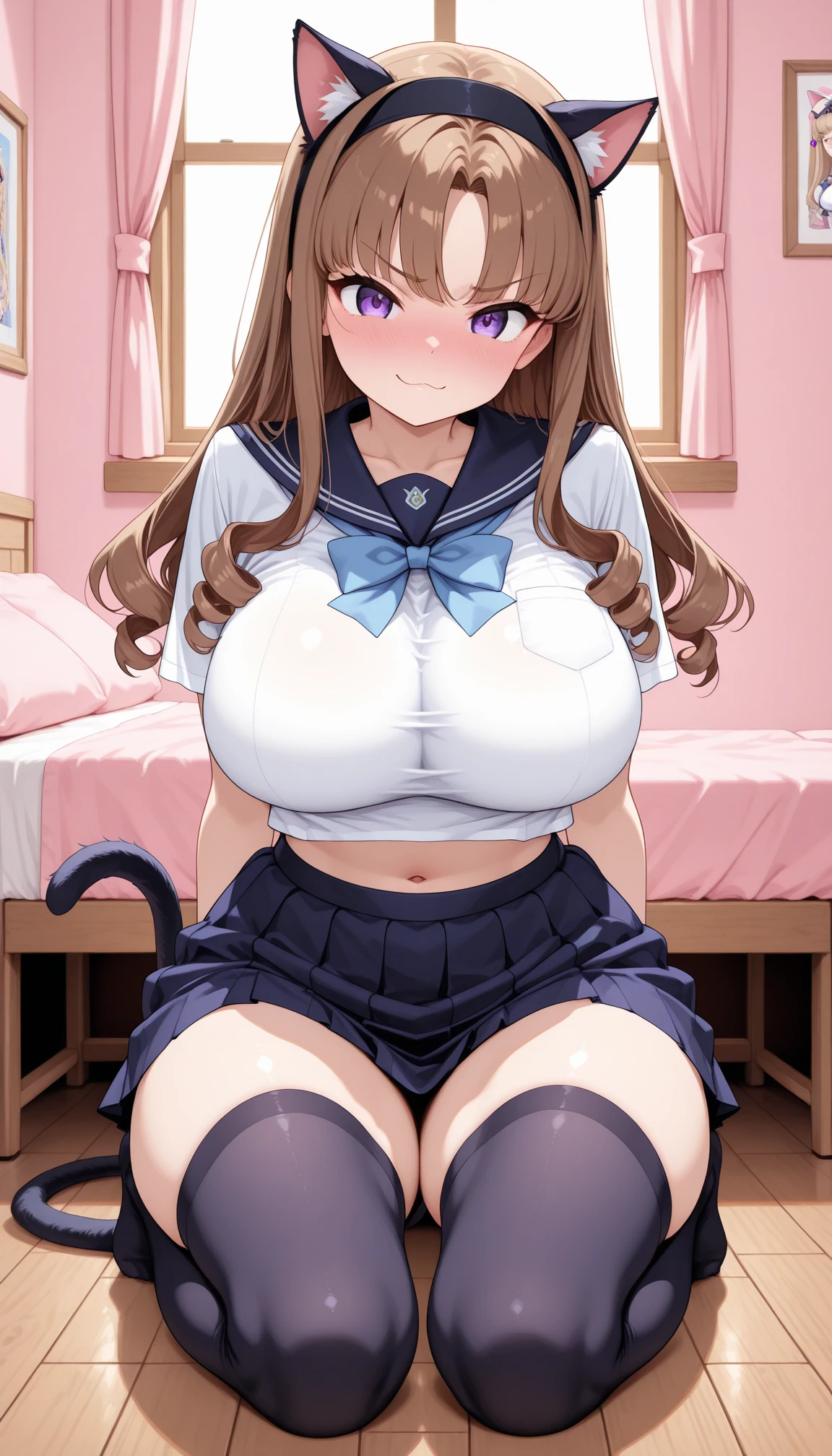 NSFW, sexual behavior, Browsing Caution, (masterpiece), (Highest quality), Perfect Eyes, Perfect Face, Volumetric lighting, One Mature Woman, lingerie, Blushing, saliva, tears, Excessive sweating, Large Breasts, Thick body, seat, Fat man behind, Principal room, full of semen, Full of sperm, full of breast milk, Milking, milking, Projectile, clitoris, clitoris, vagina, 大量の??がvaginaから排出される, incontinence, insemination, NTR！！.