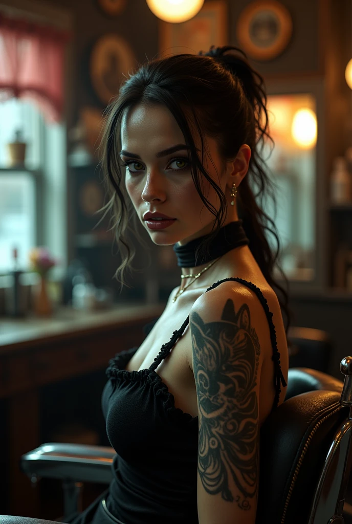 Gemma Hunter girl in fantasy tavern, masterpiece, ultra high contrast, intricate details, insane details, 8kGemma Hunter girl in fantasy tavern, masterpiece, ultra high contrast, intricate details, insane details, 8k