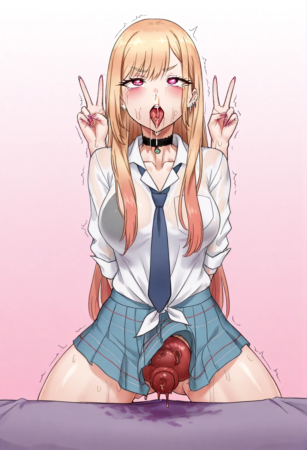 One young girl、One teacher、beautiful girl、Primary school students、primary school、classroom、たくさんのPrimary school students達、Short skirt、A large number of students、Squatting with legs apart、Looking down at the viewer, Twin tails, Highest quality, Focus on the thighs, A nasty smile, Knee-high socks、panties,My thighs are steaming between the legs 、ムレムレのKnee-high socks、Angle from directly below、Hand job for male teacher's penis、Jerking off a male teacher's penis、Handjob to male teacher、Hand strokes male teacher's penis up and down、Obscene sound effects、Be sexually aroused