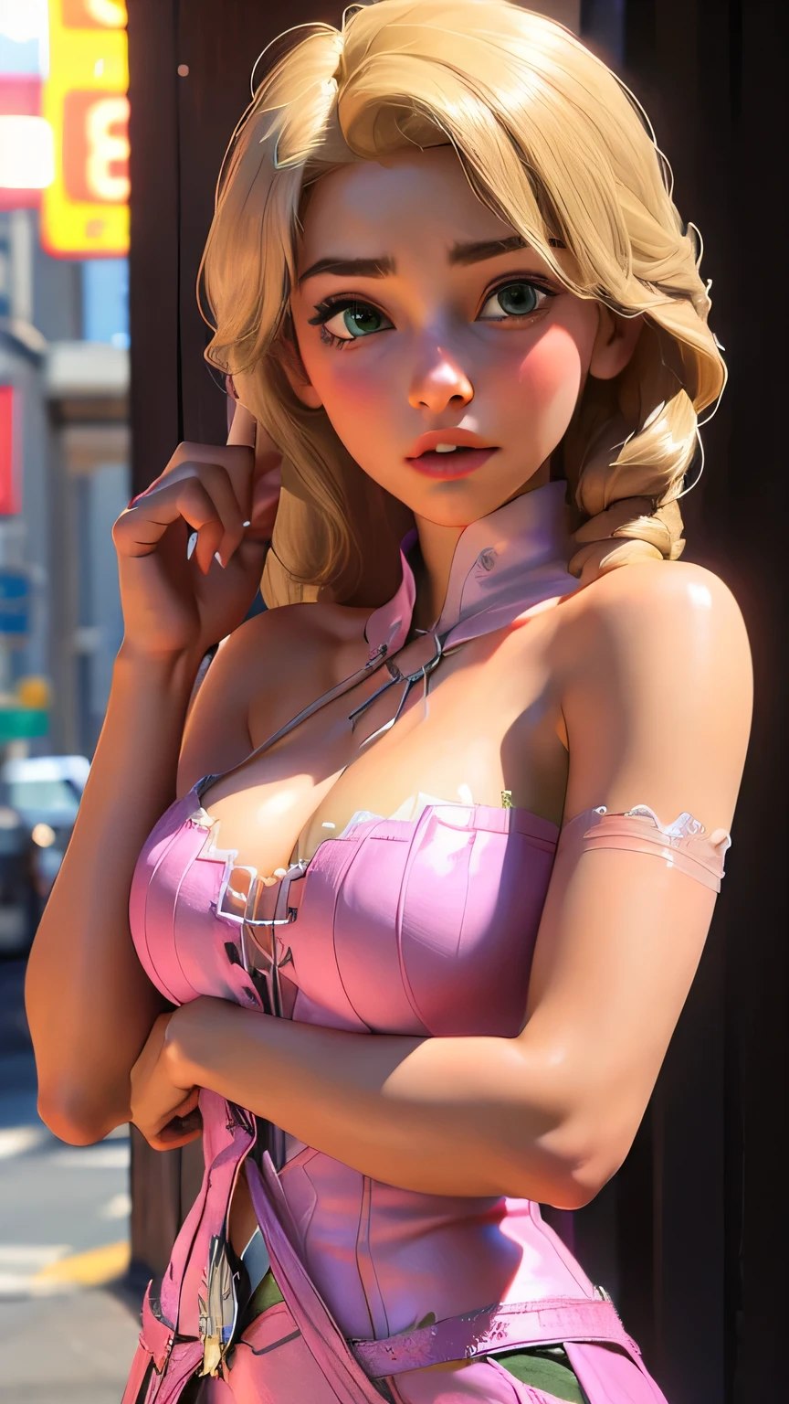 Young Elsa is very hot. busty. cutout. production.. 💗 💕 💮. 3d