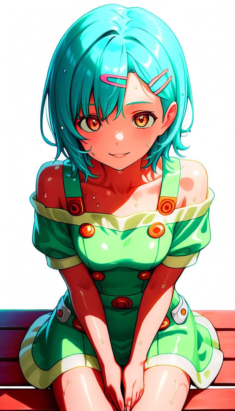 1girl, solo, dragon ball, blmmid, aqua hair, medium hair, blunt bangs, red hairband, medium breasts, shirt, skirt, indoors, expressiveh, masterpiece, detailed, decoration, beautiful japanese house, beautiful room, warm lightning, volumetric lightning, <lora:add-detail-xl:1> <lora:bulma_9:0.8> <lora:Expressive_H:0.8> <lora:MixSummerSolstice Style SDXL_LoRA_Pony Diffusion V6 XL:0.7>