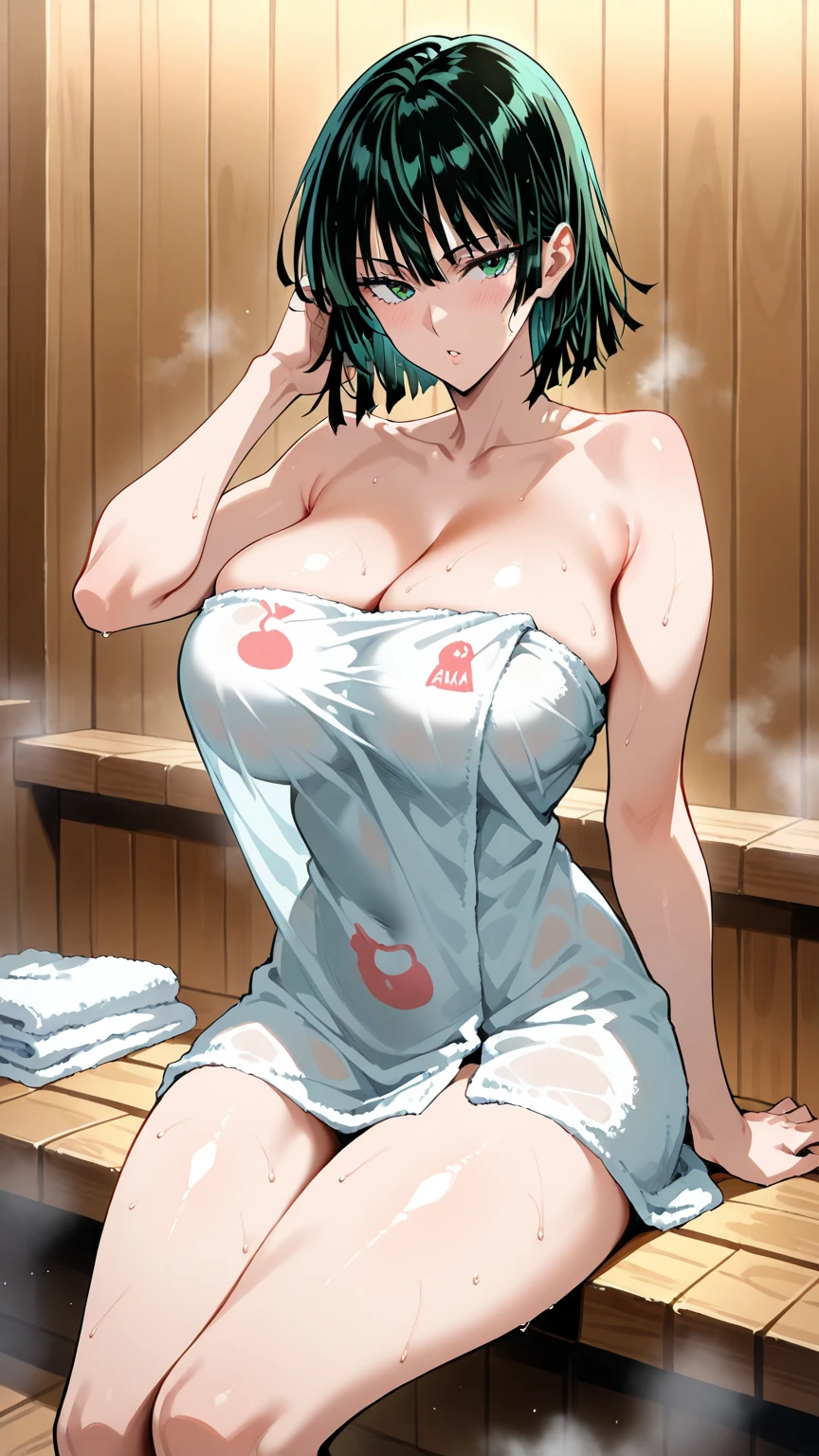 Haruna Sairenji, hair ornament, hairclip, (purple eyes:1.1), purple hair, short hair, swept bangs, (forehead:1.3),, empty eyes Running, wearing nothing, big anime eyes, , shiny hair, bare-skin, navel, the groin, BREAK in front of convenience store, large breasts、 Nipples, nsfw, nipple , Heavy snowfall, solo, Peeing, lactation, projectile lactation (Sweating profusely, Love juice, Wet Woman, female ejaculation)