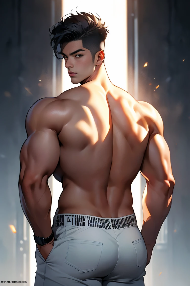 Oil painting, Dragon and A handsome Fifteenth century page Young boy, 17 years old, athletic build, ideal body, aesthetically beautiful, erotically tempting, seducing, offering himself With a beautiful sexy Tights With round perfect buttocks, muscular, sweaty after a workout, In Silver and gold colors, diamond chips all over the body