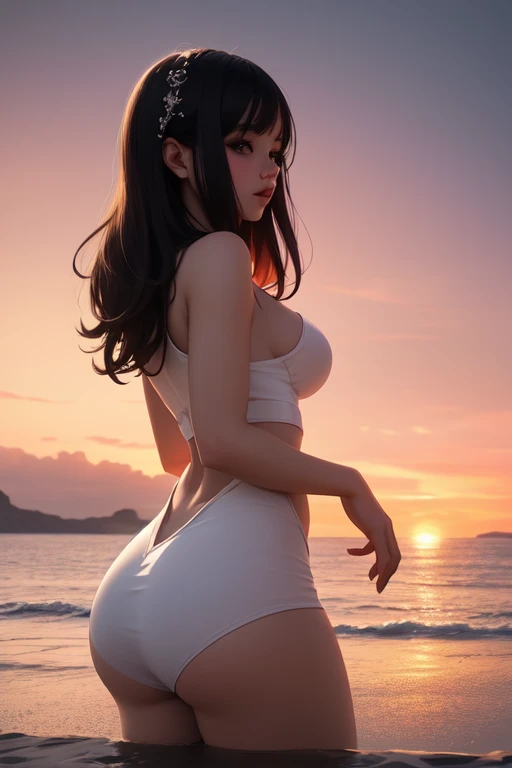 (best quality,4k,8k,highres,masterpiece:1.2),ultra-detailed,(realistic,photorealistic,photo-realistic:1.37),wet,erotic) wet and wet from rain,dripping wet,(naked slender woman with pert chest in sunset  beach with flowing water:),her wet body covered in water droplets,splashing water,rainy wet,waterdrops,very wet,soaking wet, Japanese talented model, sexy girl, drenched, beautiful Asian girl , Japanese goddess, (stunning slim perfect body with hot thin belly and pert breasts), ( the exceptional beauty, She has a neat slim figure and is the next big thing in the gravure industry, Japanese talented model, by Kentaro Miura,realistic very young gravure idol, sensual very young gravure idol,realistic sensual gravure idol, by Tadashi Nakayama, authored by Hideyama Kikugawa, Yoshitomo Nara , waves of extremely intense orgasms,screaming into tears,sudden irresistible sexual desires, drowning,wet hair,help,help,in distress,pleasure and pain,desperation,surrender,total loss of control,trembling,overwhelming sensations,overwhelming pleasure,uncontrollable release, (complete surrender to pleasure:), indescribable ecstasy,unbearable bliss,orgasmic overload,overwhelming climax,(shaking with pleasure) ,emotional release,cathartic experience,pleasure beyond imagination,unleashing primal desires,utter vulnerability,uncontainable passion,dark and overwhelming desire,sensory overload,blissful exhaustion,pure ecstasy,aching for release, in the depths of pleasure,in the depths of despair,  (powerful orgasm run through her body over and over, skin turning red:1.37), (divine  goddess), (imminent intercourse, intensive deep penetration:), ( into deep trance, into deep ecstasy:), (filled with most intense pleasure:, she is going crazy:), (cute fine face:), (youthful:), (ass intercourses ) , (manual masturbation:) (sharply buttocks), (well shaped legs), (detailed elegantly sculpted body:1.59), (romantic sunset beach), (detailed breasts ), (romance:),  (sex appeal:), it seems she is happy