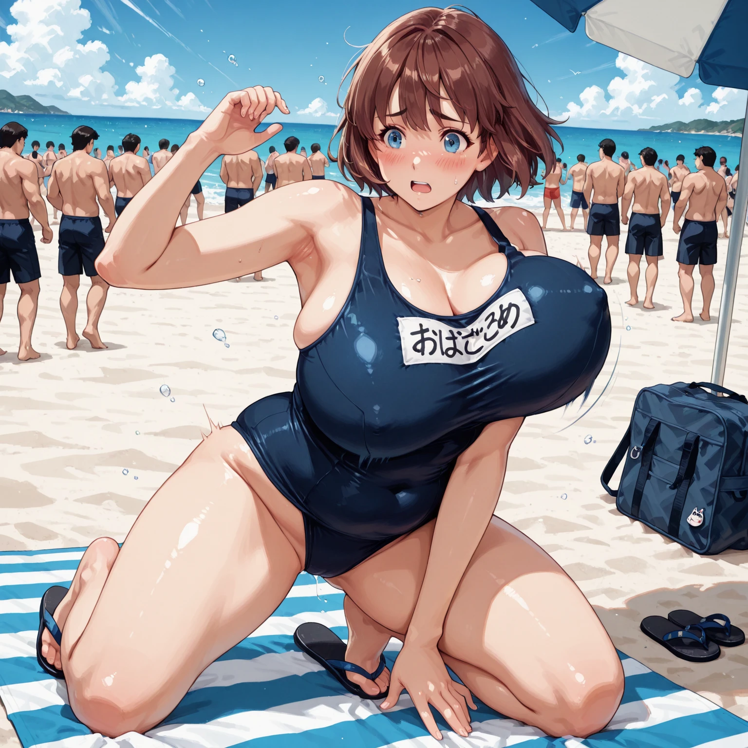 2girl, (multiple girls), couple, smile, laughing, standing, armpits, grabbing from behind, tickling, tkl, ), (fair skin:1.3), phat ass, full body, low angle, rough cut denim shorts, tshirt, beach, boardwalk, sexy, sunny day, hyper-realistic, hi-detail, hi-res, 8k,