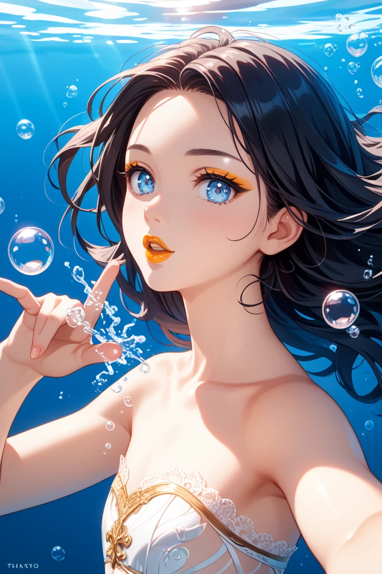 highest quality、High resolution、Detailed Background、(Beautiful face in every detail:1.4)、Anatomically correct、(Draw the usual number of fingers:1.2)、(Detailed facial expressions)、(Detailed eyes:1.2)、(Detailed eyes:1.2)、Beautiful, smooth skin、Teenage beauty、(Highly detailed face:1.4)、Cute color hair color、ponytail、Bobcut、well-groomed eyebrows、Aquarium、Full Coverage Swimsuits、Wetsuits、Vulcanisuit、Cowboy Shot、
Aquariums often have penguin exhibits.、
The penguins' swimming and diving movements underwater are particularly adorable.、
Watching the penguins play in the water is so cute and heartwarming.、
The aquarium may have a touch pool.、
There you can touch creatures such as sea stars and rays.、
Many aquariums regularly hold dolphin shows, which are fun events for both adults and children.、
Dolphins' advanced tricks and jumps、I am fascinated by their cuteness as they watch the underwater dance.、
In the jellyfish exhibit, the colorful jellyfish swimming gracefully can be seen as both fantastical and adorable.、The jellyfish, especially when illuminated in a dark space, are beautiful and adorable.