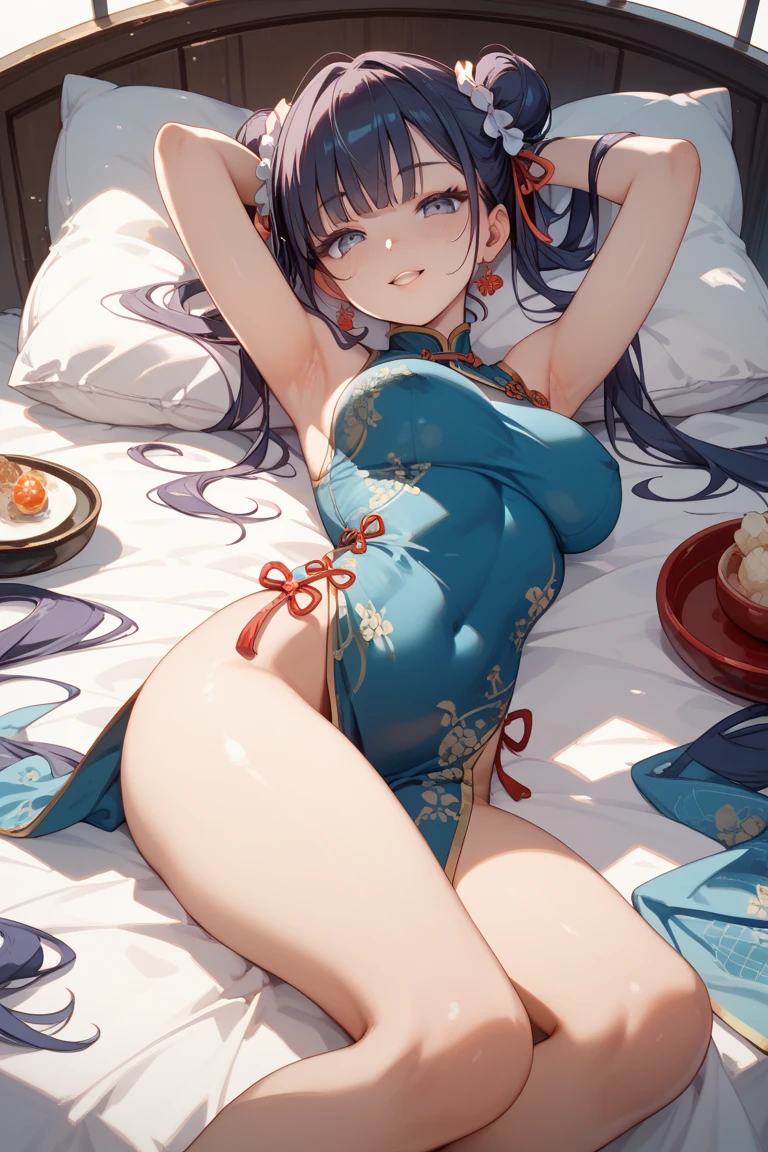 8K, Highest quality, Masterpiece: 1.2), Super detailed, 1 girl, Cute, Independent, Beautiful detail Sky, Detailed Cafe, Night, Sit, Date, (Red nose), Sweet smile, (Smile: 1.15), (Shut Down top) small breasts, beautiful detail eyes, (collar shirt: 1.1), black dress, black transparent stockings, night, wet, business dress, rain, long hair, flowing hair, Nova frog style, half-naked, cat,
