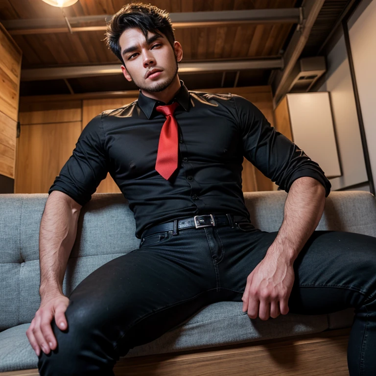 ((sexy slutty whore)) ,Gay,(((very thigh micro string Thong))),Bulge,fortitude,In the office,Office,((tight Black stockings)),((sexy tight Suspenders)),liquids , k hd,artwork of a pornographic,underdressinasculine characteristics , (((photorealistic))) , ((real men)) , nsfw , ((ultra realistic)) , (hyper realistic) , ((shirtless)),((pubic hair)) , full body, (only male) , (only men) , ((hairy chest), (super sexy men) , (((squeeze chest))) , (hunk) , (giant)