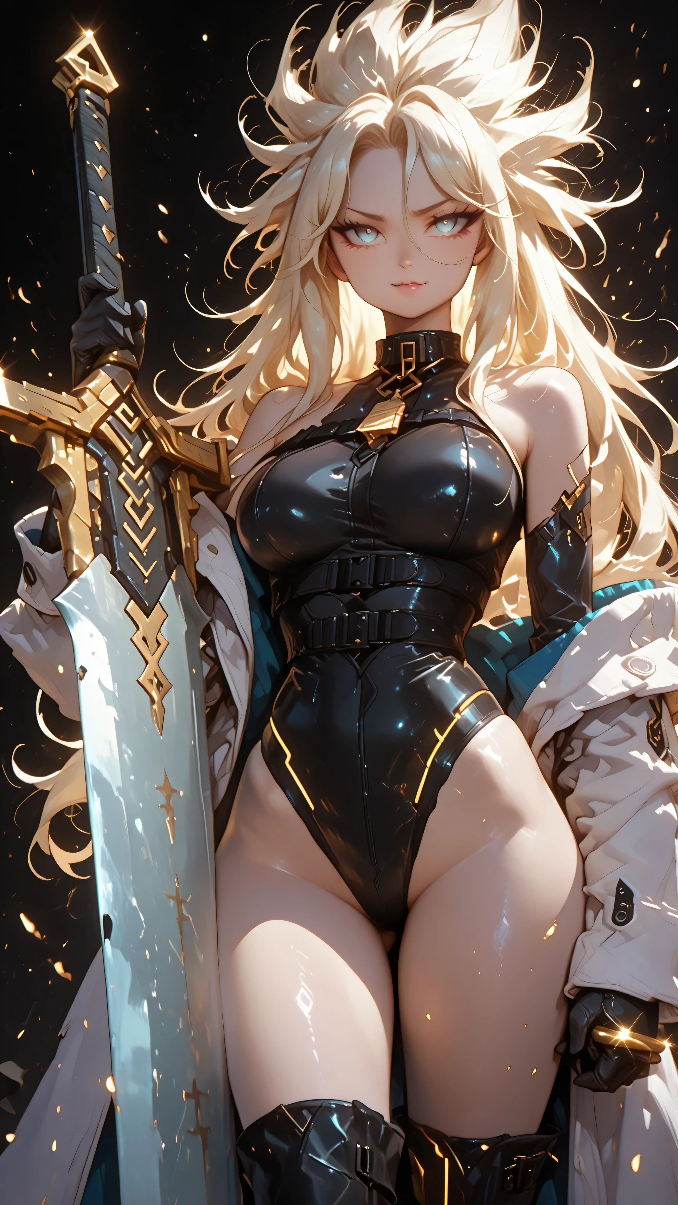 ((Best Quality, 8K, Masterpiece: 1.3)), 1girl, shiny skin, sharp, Perfect Body Beauty, realistic shaded perfect body, ("bosysuit, gold decoration,transparent pussy" :1.2), , ("fantasy, black, armor gloves":1.2), ("fantasy, black, armor leggins"1.2), ("fantasy, robe"1.1), big_breasts, fantasy, (dynamic pose:1.1), no bra, wind, inferno
