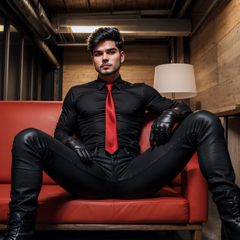 (8k, photo, best quality, masterpiece, erotic, homoerotic, looking at viewer:1.5), 1boy, slender androgynous male, depraved queer, sissy villain, lewd rapist, face, beautiful eyes, masculine crotch, prince maleficent