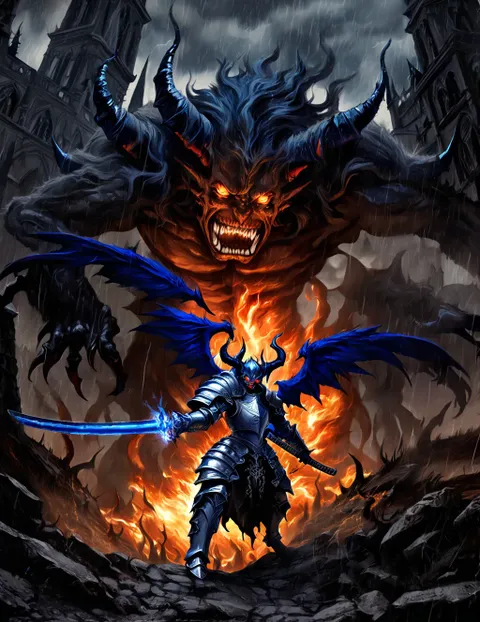 INVOCACIÓN DEMONÍACA v8: Campo de batalla de la ciudad clásica Anime